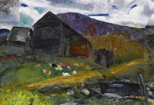 Old Barn, Shady Valley by George Wesley Bellows