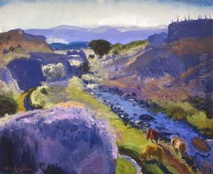 Santa Fe Canyon by George Wesley Bellows