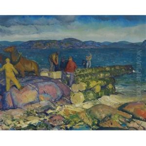 Dock Builders by George Wesley Bellows