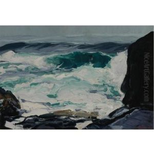 Tide Ledge by George Wesley Bellows