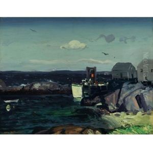 Boat Landing by George Wesley Bellows
