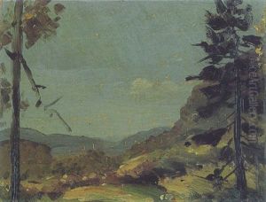 Evening Hills by George Wesley Bellows