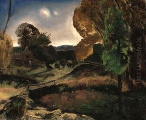 Portrait Of Grandpa Story And Jean by George Wesley Bellows