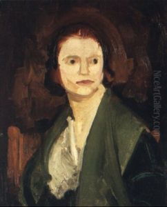 Portrait Of Doris Rosenthal by George Wesley Bellows