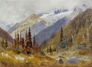 Plein Air Painting In The Rockies by Frederic Marlett Bell-Smith
