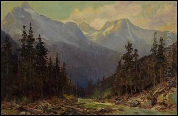 The Day's Decline, Canadian Rockies - view 1