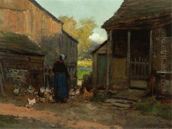 Feeding Chickens - view 1