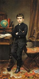 Bambino Con Mappamondo