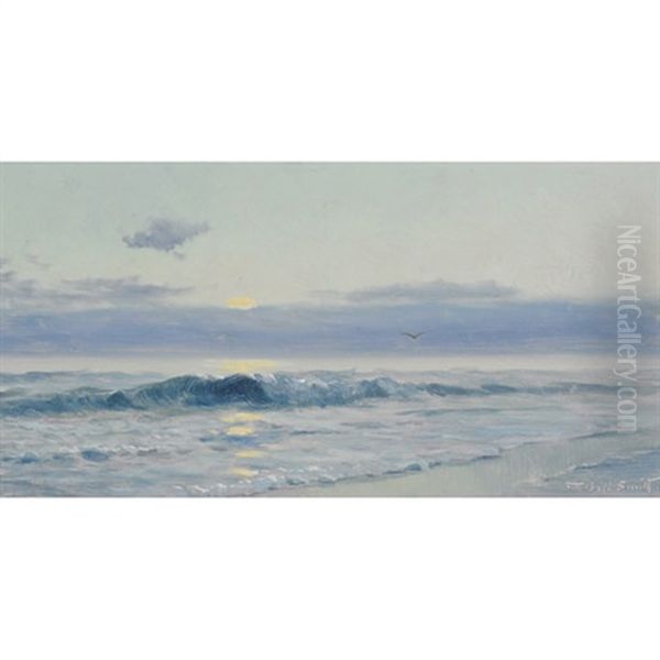 Waves At Sunset - view 1
