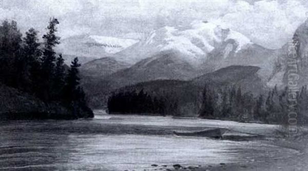 Confluence Of The Bow And Spray Rivers, Banff - view 1