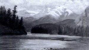 Confluence Of The Bow And Spray Rivers, Banff Confluence Of The Bow And Spray Rivers, Banff