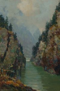 The Canyon by Frederic Marlett Bell-Smith