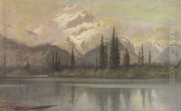 Rocky Mountain Lake - view 1