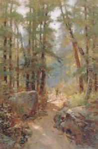 On The Foothill Path (to The Three Sisters Mountains) by Frederic Marlett Bell-Smith