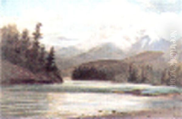 Confluence Of The Bow X Spray River, Banff - view 1