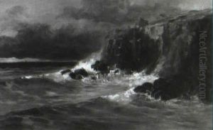 Coastal Cliffs, Nova Scotia by Frederic Marlett Bell-Smith