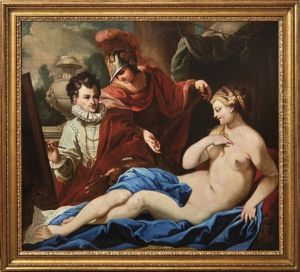 Alexander Der Grose Und Kampaspe Im Atelier Des Apelles