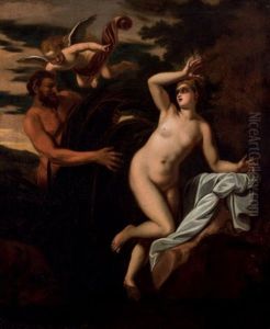 Ninfa Y Satiro