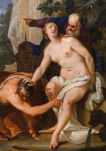 Susanna Und Die Alten by Antonio Bellucci
