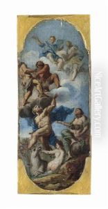 A Mythological Scene: A Bozzetto by Antonio Bellucci