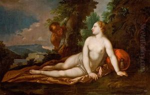 Nymphe Und Faun by Antonio Bellucci