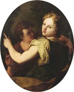 Angelica And Medoro by Antonio Bellucci