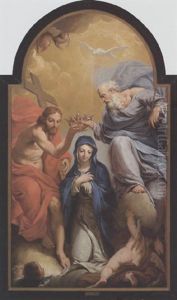 L'incoronazione Della Vergine by Antonio Bellucci
