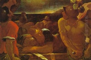 Szene Aus Der Griechischen Mythologie by Antonio Bellucci