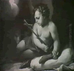 The Infant Saint John The Baptist by Antonio Bellucci