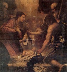The Adoration Of The Shepherds by Antonio Bellucci