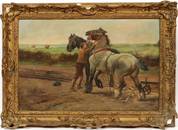 Man With Horses - view 1