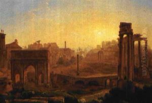 Veduta Del Foro Romano by Louis Josephine S. de Belmont