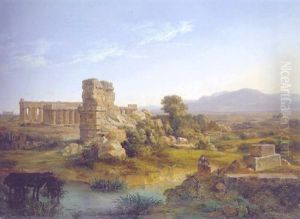 The Ruins Of Paestum, Sicily