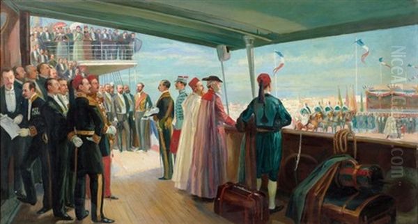 L'inauguration Du Port De Sfax Le 25 Avril 1897 - view 1