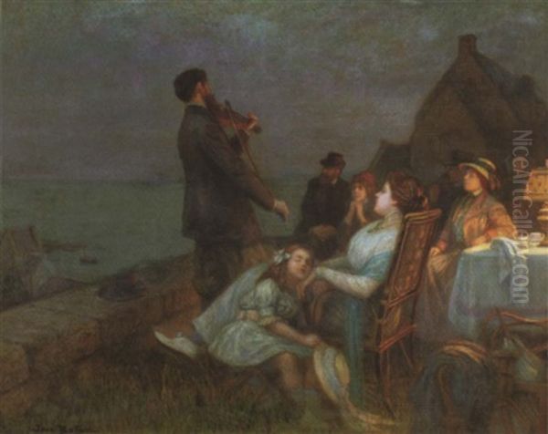 Members Of The Danish Artist's Colony At Skagen In North Jutland (?) - view 1