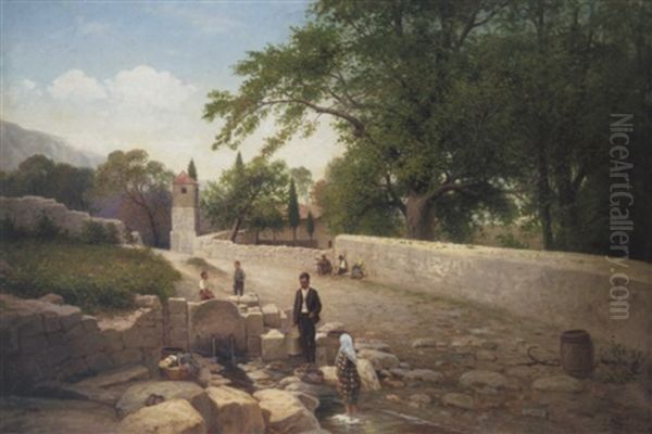 Chechen Village Scene - view 1