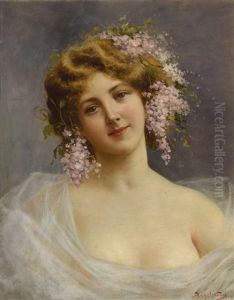 Girl With Lilacs