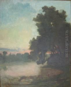Bord De Lac by Georgette Agutte