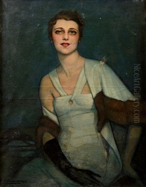 Portrait Presume De La Princesse Baba Faucigny Lussinge - view 1