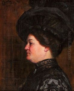 Retrato De La Sra. De Narezo, Suegra Del Artista by Federico Beltran Masses