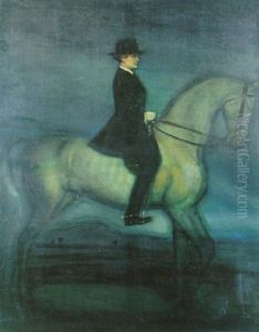 La Princesse De Faucigny-cytria A Cheval La Princesse De Faucigny-cytria A Cheval
