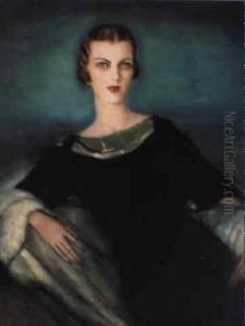 Portrait Of A Lady In Black