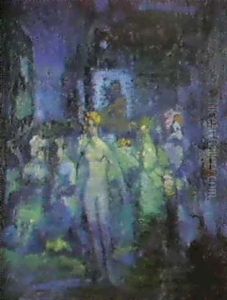 Damas De La Noche En Carneval by Federico Beltran Masses