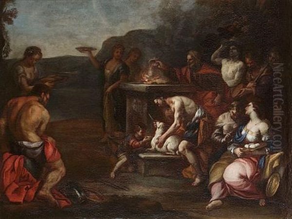 The Sacrifice Of Noah - view 1