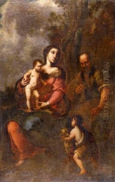 La Sainte Famille Avec Le Petit Saint Jean Baptiste - view 1