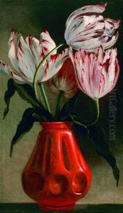 Vase Mit Tulpen Vase Mit Tulpen