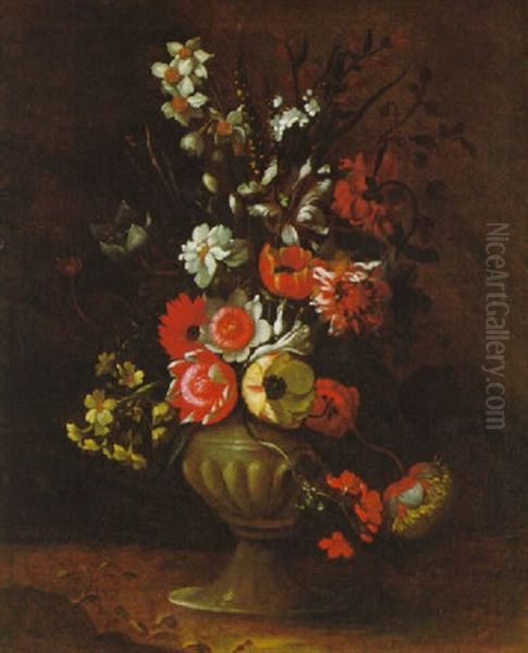 Blumenstraus In Einer Ziervase - view 1