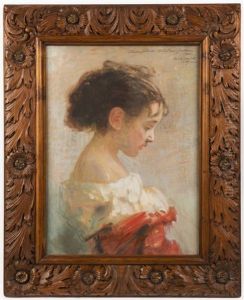 Portrait Of Emperor Franz Joseph's Granddaughter by Rudolf Bem