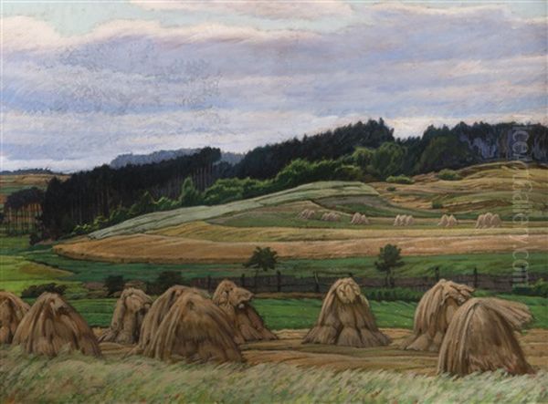 Landscape With Sheaves - view 1