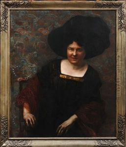 Portrait Of Mrs. Stechova by Rudolf Bem